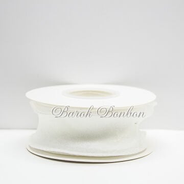 4 CM BEYAZ ŞİFON 9,5 MT