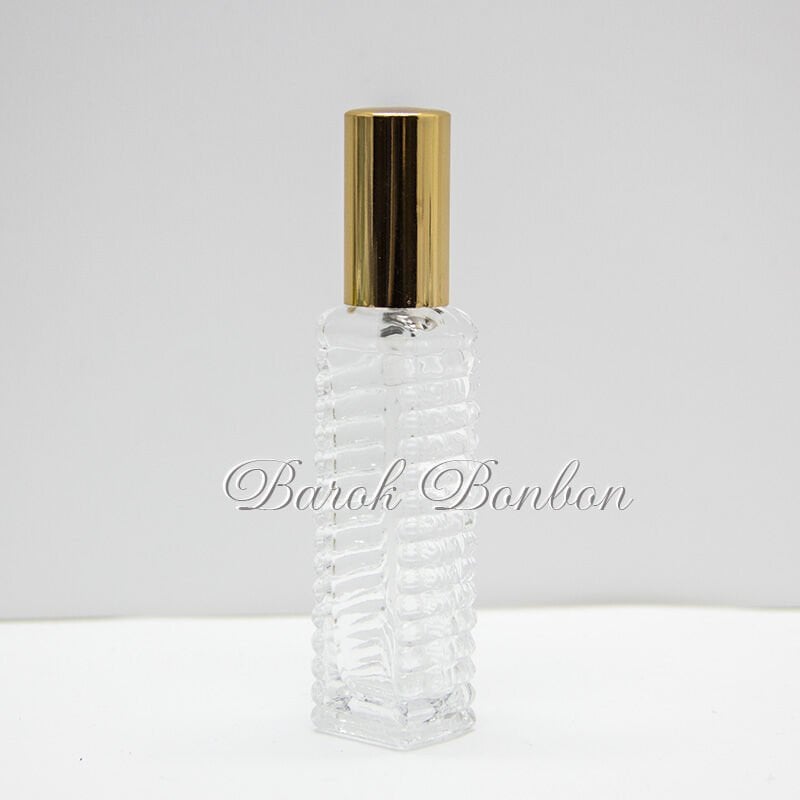 ALTIN SPREYLİ CAM KOLONYA ŞİŞE 10 ML.