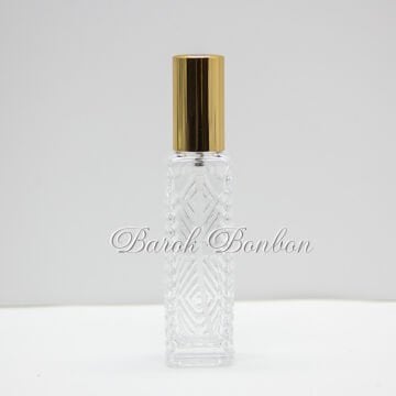 ALTIN SPREYLİ CAM KOLONYA ŞİŞE 10 ML.