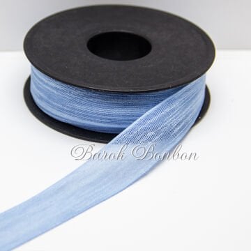 2,5 CM NOPELİ KURDELA KOYU MAVİ 20 METRE