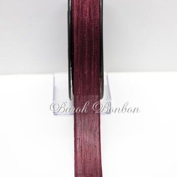 2,5 CM NOPELİ KURDELA BORDO 20 METRE