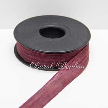 2,5 CM NOPELİ KURDELA BORDO 20 METRE