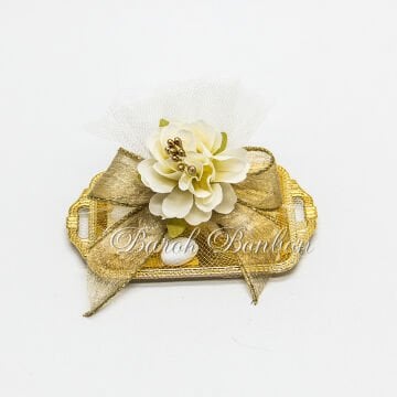 PLASTİK TEPSİ ALTIN 25 ADET