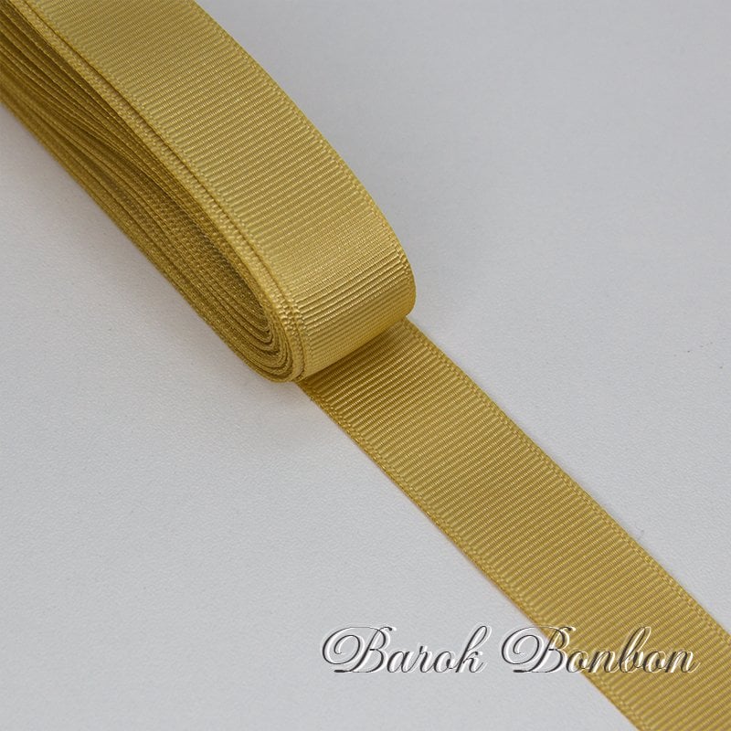 2 CM ALTIN SARISI GROGREN KURDELE 10 METRE