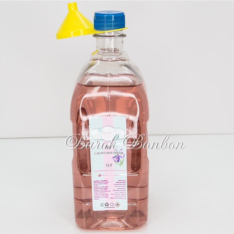 1 LT  LAVANTA KOKUSU ESANSLI KOLONYA  PUDRA