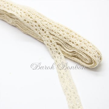1,5 CM KETEN DANTEL 5 METRE