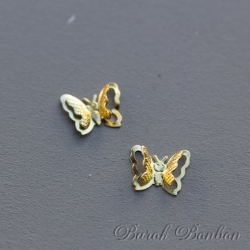 METAL KELEBEK İNCİ 50 ADET