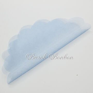 22 CM  ORGANZE 50 ADET