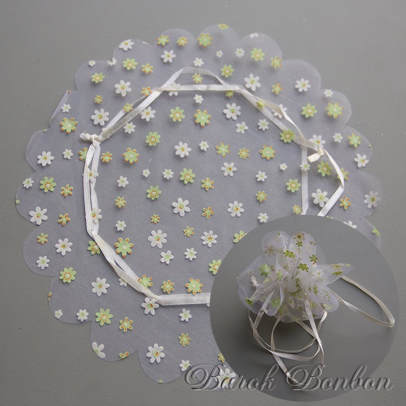 24 CM İPLİ ORGANZE 50 ADET