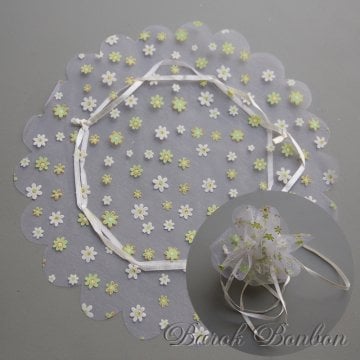 24 CM İPLİ ORGANZE 50 ADET