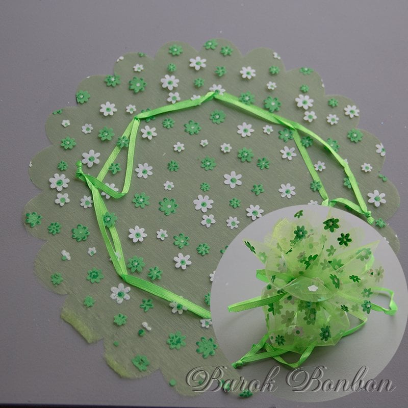 24 CM İPLİ ORGANZE 50 ADET