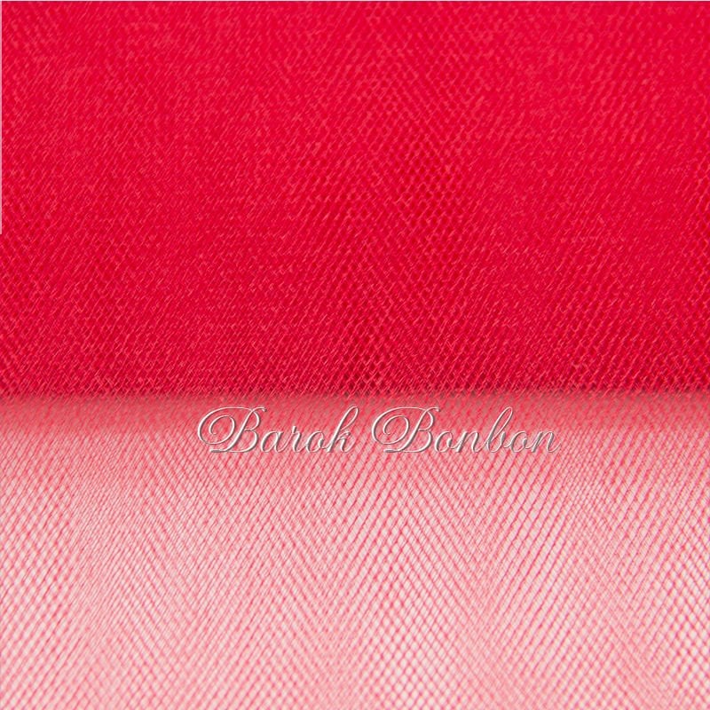 TÜL KRİSTAL KIRMIZI 1 METRE