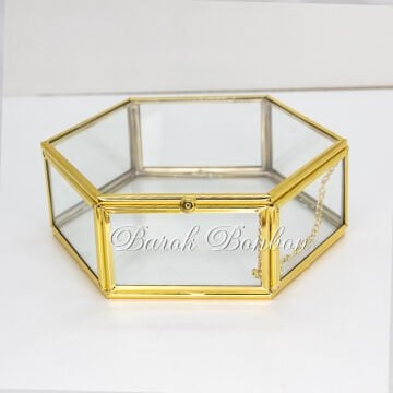 METAL ALTIGEN ÇİKOLATA KUTUSU 15*15