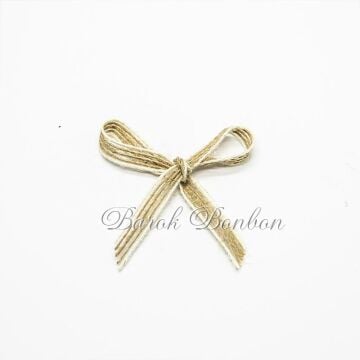 KENARI KREM ÇİZGİLİ JÜT FİYONK PK.50 ADET