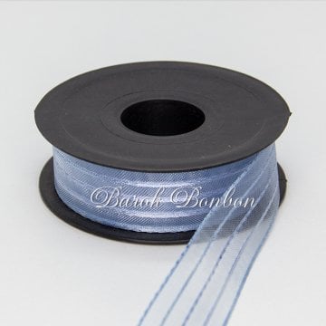 2,5 CM ÇİZGİLİ ŞİFON 20 MT.