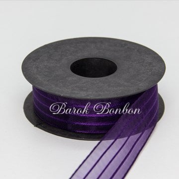 2,5 CM ÇİZGİLİ ŞİFON 20 MT.
