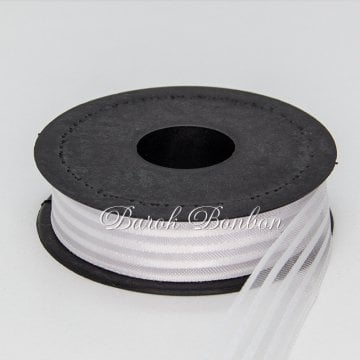 2,5 CM ÇİZGİLİ ŞİFON 20 MT.