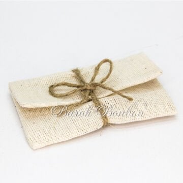 KETEN SABUNLUK KESE 10 ADET